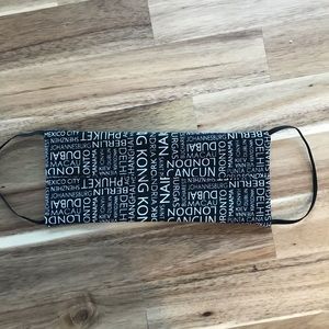 🆕 Cities - Black and white handmade face mask